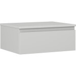 MEXEN/S - Orio koupelnová skříňka pod umyvadlo 60 cm s deskou, 1 šuplík, šedá mat 91A10-06023-1-BFC62