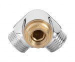INVENA - Termostatická sada ventilů pro měděné nebo alupex trubky, levá nebo pravá, barva: chrom CD-25-015-S