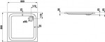 Laufen - Solutions Sprchová vanička 80x80 cm, bílá H2115010000001