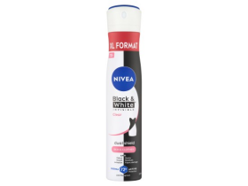 Nivea Black & White Invisible Clear Sprej antiperspirant 200 ml