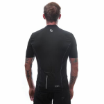 Pánský cyklistický dres kr. rukáv Sensor Coolmax Entry true black