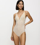 AMOURETTE CHARM - Krajkové formovací body bez kostic Triumph CREAMY DREAM 85D