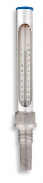 NOVASERVIS - Teploměr hliníkový přímý do 150, připojení 1/2" TK12150