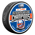 Mustang Puk New York Islanders NHL Stanley Cup Champions Puck Stand