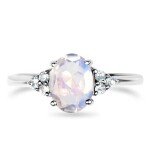 Emporial stříbrný prsten GU-DR200966R-SILVER-39.BLUETOPAZ Velikost: 7 (EU: 54-56)