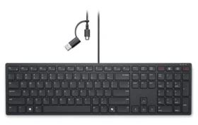 DELL KB525C černá / drátová klávesnice / USB-A + USB-C / HU Layout (580-BBSP)