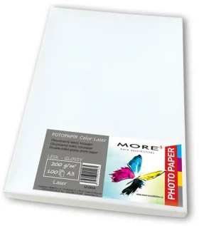 Armor Fotopapír lesklý oboustranný A3 / Fotopapír / Pro laserové tiskárny / 200 g/m2 / 100 listů (M10684)