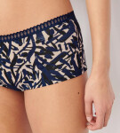 Dámské kalhotky GO Crush Short C3P - BLUE - modré M008 - SLOGGI BLUE L
