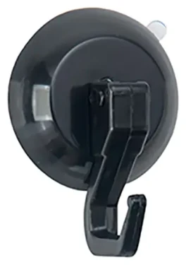 MSV háček s přísavkou černý / Háček / plast / průměr 5,5 cm / nosnost 4,5 kg