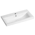 MEREO - Vigo, koupelnová skříňka s keramickým umyvadlem 81 cm, bílá CN312