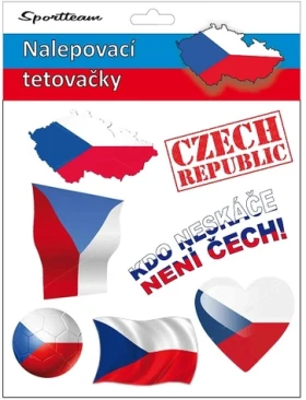 SPORTTEAM Tetovací obtisky ČR 2 (4891223097016)