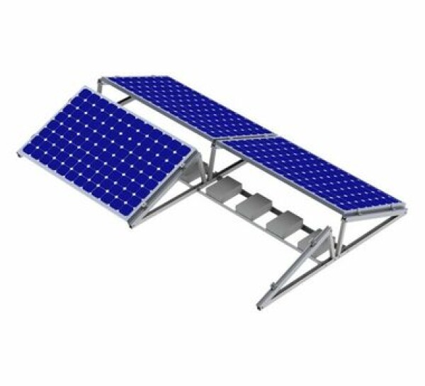 Solarmi kompletní držák SC pro uchycení 8ks sol. panelů na plochou střechu, typ východ-západ, 35mm, 1134mm SCOMP-8EW35-1134