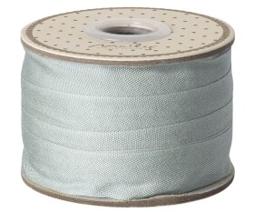 Maileg Dekorativní stuha Dusty Mint – 10 m, modrá barva, zelená barva
