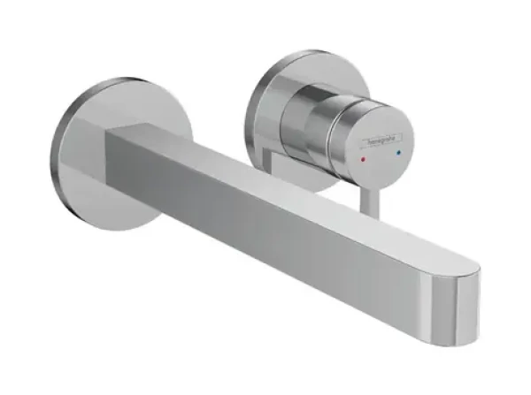 Hansgrohe Finoris - Umyvadlová baterie pod omítku | 2-otvorová instalace | EcoSmart | chrom (76050000)
