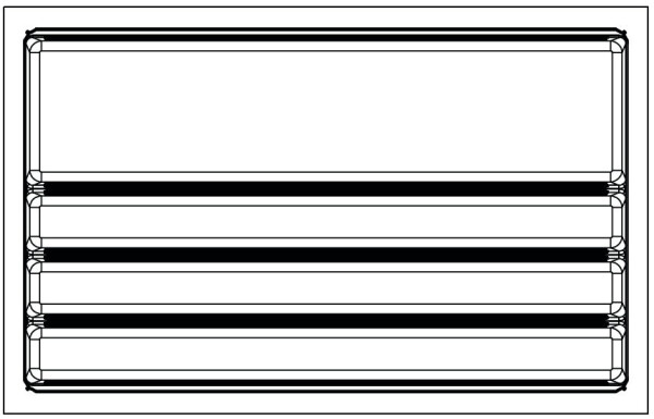 Agoform příborník do zásuvky 1000 Scoop II