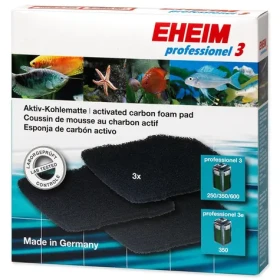 EHEIM Molitanová náplň s aktivním uhlím pro Professionel 4+ 350 / Filtrační náplň / 3 ks / pro Professionel 3 a 3e (E11-2628710)