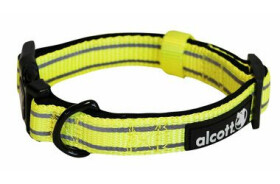 Alcott Reflexní obojek pro psy žlutá - velikost L (AC-01472)