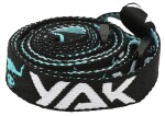 Popruh YAK černá/tyrkysová