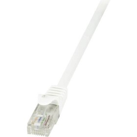 LogiLink CP2111U RJ45 síťové kabely, propojovací kabely CAT 6 U/UTP 20.00 m bílá s ochranou 1 ks