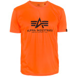 Alpha Industries Tričko Basic T-Shirt neon orange M