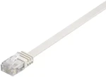 MicroConnect CAT6 U/UTP FLAT 0.25m bílá / PVC (V-UTP60025W-FLAT)