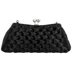 Zajímavé dámské psaníčko Rohana, černá