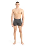 Pánské boxerky ICEBREAKER Mens Anatomica Boxers, Jet Heather velikost: M