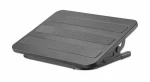 Manhattan Ergonomická opěrka nohou černá / Opěrka nohou / sklon ±20° / 380 x 300 mm / nosnost 20 kg (462198)