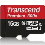 Transcend microSDHC 16GB / microSDHC / 16GB / Class 10 UHS-1 (TS16GUSDCU1)