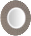 SAPHO - LUMIRO STRIP kulaté zrcadlo s LED osvětlením v rámu ø 90cm, agila LR950-4343S