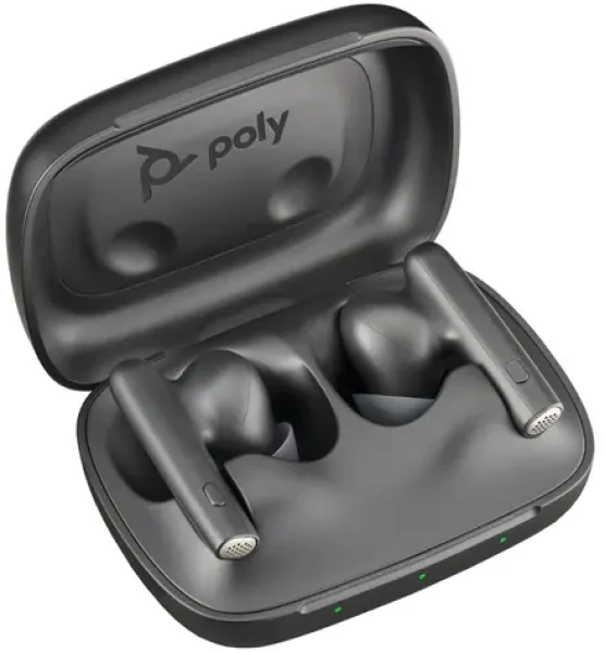 Poly Voyager Free 60 UC černá / bezdrátová sluchátka do uší / mikrofon / BT 5.3 / USB-A / IP54 / ANC (220756-01)