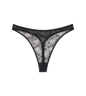 Dámská tanga Bright Spotlight High Leg string - Triumph černá (0004) 0036