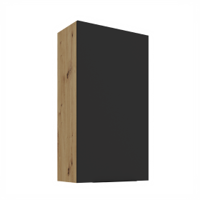 Horní skříňka Aria 60 G-108 1F Barva korpusu: Dub artisan, Barva dvířek: BL - Black AFM