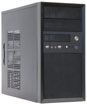 CHIEFTEC CT-01B-350GPB Mini Tower / PC skříň / mATX / 1x USB 3.0 / 350W (CT-01B-350GPB)