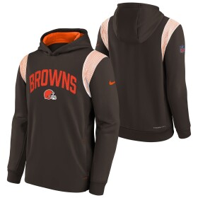 Nike Dětská mikina Cleveland Browns NFL 2022 On-Field Sideline Therma Hoodie (YOUTH)