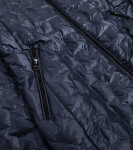 Tmavě modrá dámská bunda ozdobnými vsadkami model 16148110 Silver FC MINA