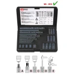 KS Tools Souprava k vysoustružení závitů / 25 dílů / profily M5 až M16 (4042146020708)