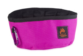 Firedog cestovní miska Click & Go 1l, růžová