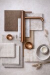 REA - Umyvadlová vysoká baterie Rivo Brush Copper REA-B9323