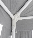 Zahradní altán, párty stan 3 x 4 m se stěnami a okny Šedá