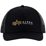 Alpha Industries Čepice Baseball Label Trucker Cap černá