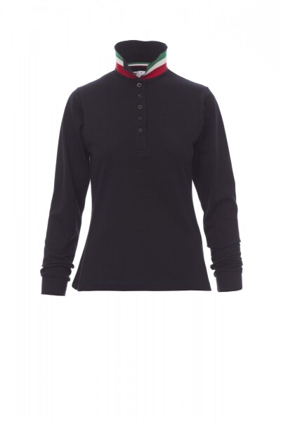 Dámská polokošile Payper LONG NATION LADY Barva: Námořnická modrá/ Itálie, Velikost: M (000084002108012M)