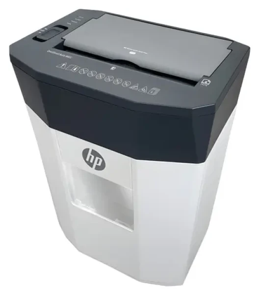 HP OneShred Auto 80CC bílá / Skartovačka / Křížový řez P-4 / 80 listů / 15 l koš (2817)