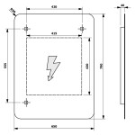 SAPHO - SENFINECO zrcadlo s LED osvětlením 65x79cm, 3D efekt SF115