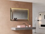 Zrcadlo se senzorem SAT 120x70 cm černá SATZPOL70120CE SATZPOL70120CE