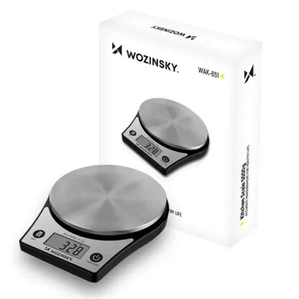 Wozinsky WAK-651 černá / Kuchyňská váha / LCD displej / max 5 kg