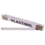 Metr skládací, 2m, dřevěný, PROFI, "VLASTIMIL"