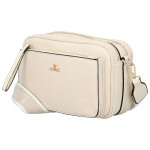 Stylová dámská koženková crossbody kabelka Aliana, béžová