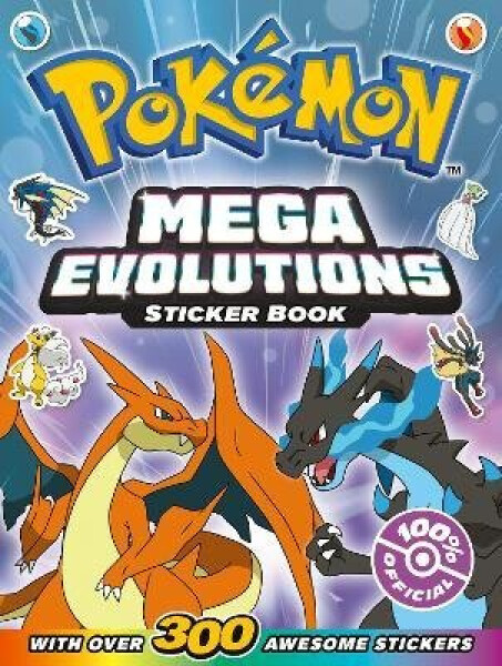 Pokemon Mega Evolutions Sticker Book - kolektiv autorů