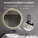 CERANO - Koupelnové LED zrcadlo Nome - Ø 60 CER-476729